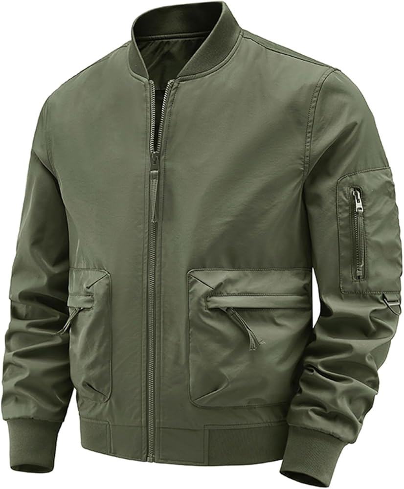 Urban Zephyr Zippered Bomber Jacket